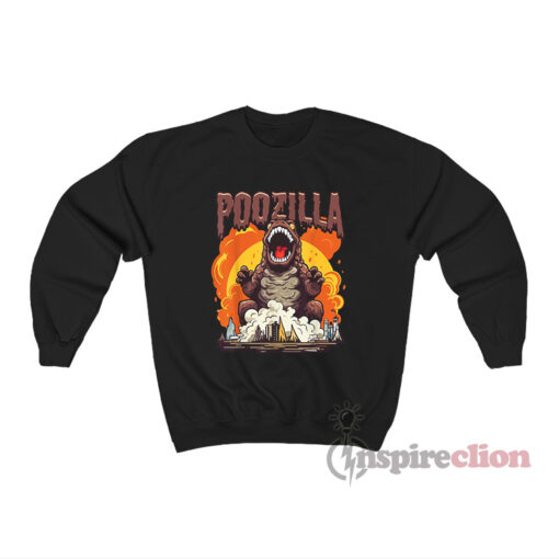 Godzilla Poozilla Meme Sweatshirt