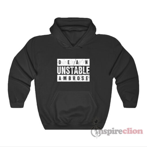 Dean Ambrose Unstable Logo Hoodie