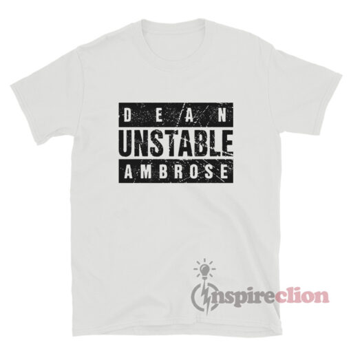 Dean Ambrose Unstable Logo T-Shirt